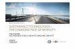 04 Sustainable Technologies - the changing face of Mobility · 2019-11-17 · BMW X1 xDrive28i (six-cylinder), VALVETRONIC, Double-VANOS BMW X1 xDrive28i (four-cylinder), BMW TwinPowerTurbo