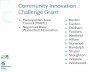 Canton Foxboro Medfield Community Innovation Challenge …...May 15, 2014  · Community Innovation Challenge Grant Metropolitan Area Council (MAPC) Neponset River Watershed Association