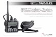 PRODUCT REVIEW ICOM IC-92AD Dual Band …40 September 2008 Table 1 ICOM IC-92AD, serial number 0201019 Manufacturer’s Specificationsity of radios these days, that’s not a given.