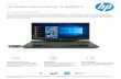 HP Pavilion Gaming Laptop 15-dk0047nlDat a s h e e t HP Pavilion Gaming Laptop 15-dk0047nl Sp e c if ic h e Prestazioni Sistema operativo Windows 10 Home 64 Processore Intel® Core