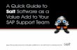 Salt Software as a Value Add to Your Salt Software …...A Quick Guide to Salt Software as a Value Add to Your SAP Support Team I P4 Like a Google for ABAP! Code Ferret provides incredibly