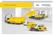 Track dumper...Overview of all track dumpers 02 3. Powerful – for quick materials handling When fully loaded, a track dumper must often move three times as much weight as without