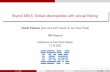 Beyond AMLS: Domain decomposition with rational filteringxiaj/FastSolvers2018/ka... · 2018-11-10 · Beyond AMLS: Domain decomposition with rational ltering Vassilis Kalantzis (joint