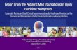 Pediatric Mild Traumatic Brain Injury (TBI) Guideline...Report From the Pediatric Mild Traumatic Brain Injury Guideline Workgroup: Systematic Review and Draft Clinical Recommendations