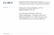 GAO-17-228, SSA DISABILITY BENEFITS: Comprehensive ... · SSA DISABILITY BENEFITS . Comprehensive Strategic Approach Needed to Enhance Antifraud Activities . What GAO Found . The