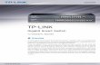 TP-LINK - Farnell element14 · 2012-09-28 · TL-SG2216/TL-SG2424 TP-LINK Gigabit Smart Switch Advanced QoS features To integrate voice, data and video service on one network, the