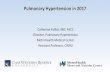 Pulmonary Hypertension in 2017 - Ohio-ACCPulmonary arterial hypertension (PAH) is a syndrome resulting from restricted flow through the pulmonary arterial circulation resulting in