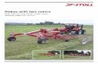 Rakes with two rotors · SPro s m For , you need a high capacity rake with drive These rakes are equipped with n. The rakes have big working widths and e . With the auto rear steering