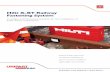 Hilti X-BT Railway Fastening System - Unipart Rail - Home · 2019-05-30 · The Hilti X-BT Railway Fastening System provides an innovative solution to the installation of track circuit