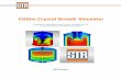 CGSim Crystal Growth Simulatorstr-soft.com/files/CGSim_overview.pdf · 2018-02-01 · CGSim (Crystal Growth Simulator) is a specialized software for modeling of crystal growth from