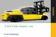 HYUNDAI DIESEL FORKLIFT TRUCKS 110/130/160D-7A · Full Equipment 03 FORKLIFT Excellent model Your satisfaction is our Priority 110 /130 /160D-7A NEW Diesel Engine Forklift Trucks