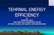 TEHRMAL ENERGY EFFICIENCY - knowledgeplatform.in...•The temperature at kiln inlet was found to be more than 1250 0C which is very high for calciner kilns.Limiting the temperature