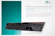 K750 PC Wireless Solar Keyboard - Farnell element14 · 2014-05-17 · Logitech® Wireless Solar Keyboard K750 The solar-powered keyboard that makes battery hassles a thing of the