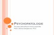 Psychopatologie - Masaryk University...VNÍMÁNÍ(PERCEPCE) A JEHO PORUCHY Nepatologické změny vnímání –smyslové klamy, Purkyňovypaobrazy, eidetismus, živá představa, pareidolie