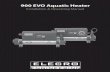 900 EVO Aquatic Heater...900 EVO Aquatic Heater. Installation & Operating Manual. Contents. Page