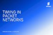 Timing in Packet Networks · E1/T1 Bit Stream CESoP Packet/Cell Stream ›Service clock adjusts based on buffer fill level/ packet arrival rate ›PDV influences wander at the network