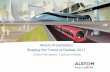 Alstom Presentation Shaping the Future of Railway 2017 · Alstom – Graduate Program Graduate Program 2017 Alstom undertook a graduate program in 2017 20 Graduates were hired Alstom