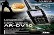 AR-DV10 · tone/CTCSS/DCS squelch types and analog voice descrambler functions. ADVANCED SIGNAL SELECT FUNCTIONS ... MicroSD card support for audio, discriminator and I/Q ... memory