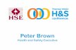 Peter Brown - Health & Safety Hubdocs.healthandsafetyhub.co.uk/.../Peter_Brown_HS... · Health and Safety Health and Safety Executive The HSE strategy – a new focus on health Peter