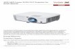 3600 ANSI lumen SVGA DLP Projector for Small Spaces · 2017-12-28 · PA500S 3600 ANSI lumen SVGA DLP Projector for Small Spaces The ViewSonic PA500S projector for presentations offers