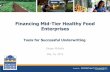 Financing Mid-Tier Healthy Food Enterprises 10 Presentation...Financing Mid-Tier Healthy Food Enterprises Tools for Successful Underwriting Ginger McNally May 16, 2012 Overview of