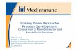 Scaling Down Bioreactor Process Development · Scaling Down Bioreactor Process Development: Comparison of Microbioreactor and Bench Scale Solutions. ... 4 decks for reagents and sampling