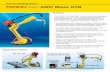 FANUC RobotARC Mate 0B ARC Mate 0+BThe FANUC ARC Mate 0+B robot is an extremely lightweight and compact low cost robot, specifically designed for arc welding applications. The ARC