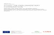 STUDY ON PARLIAMENTARY COOPERATION · 2016-12-06 · february 2015 european commission study on parliamentary cooperation mapping and analysis of international parliamentary institutions