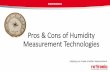 Webinar 2 v4 - Pros & Cons of Humidity Measurement ......Capacitive%Sensors Pros Cons Accurate and&reliable Limited&accuracyin&very&dry&conditions Resilient&to&water,dust&andchemicals