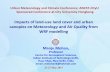 Impacts of land-use land cover and urban canopies on ... · Impacts of land-use land cover and urban canopies on Meteorology and Air Quality from WRF modelling Manju Mohan, Professor