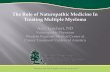 The Role of Naturopathic Medicine In Treating Multiple Myeloma lwm/ppt... · The Role of Naturopathic Medicine In Treating Multiple Myeloma . Amy Loschert, ND . Naturopathic Physician