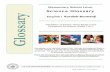 Science Glossary Glossary 2019-07-15¢  Glossary Elementary School Level Science Glossary English / Kurdish-Kurmanji