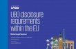 UBO disclosure requirements within the EU · of beneficial ownership, increasing the need for companies to assess their structure and ensure they meet varying local disclosure requirements.