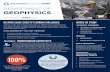 GEOPHYSICS · GEOPHYSICS GEOPHYSICS.MINES.EDU Climate, water and energy challenges are addressed by geophysicists who see and sense remotely beneath the surface of the earth. They