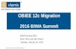 OBIEE 12c Migration 2016 BIWA Summitvlamiscdn.com/papers/Preparing_for_OBI_12c_Upgrade.pdfRun the migration tool against the 11g system –this will produce a BI Archive File (jar)