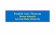 95.9.2 Parallel Axis Theorem - San Jose State University Parallel Axis Theorem.pdf · Recall the Definition of the Moment of Inertia of an Area About an Axis!" ... Parallel Axis Theorem
