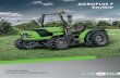 AGROPLUS F Keyline - Deutz Tractors · The Agroplus F Keyline is equipped with a front axle that offers 1800 kg permitted total weight, differential with a 100 % lock, wet disc brakes