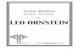 for Piano - Four Hands by LEO ORNSTEINleoornstein.net/Scores/S551 - Valse Buffon.pdf · Valse Buffon by for Piano - Four Hands LEO ORNSTEIN. Valse Buffon For piano - four hands By