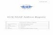 EUR NSAP Address Registry and NAT Documents/EUR...EUR NSAP Address Registry AFSG Planning Group EUR NSAP Address Registry Version 9.0 page 7 08/03/19 References [1] ICAO Annex 10 –