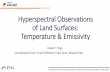Hyperspectral Observations of Land Surfaces: Temperature ... · Hyperspectral Observations of Land Surfaces: Temperature & Emissivity Isabel F. Trigo Contributions from: Frank Göttsche,