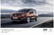 PEUGEOT Rifter Range - February 2020 Version 11 - RDE2 · Active specification + PEUGEOT Rifter: Standard Equipment by Version ACTIVE With the perfect balance of character and strength,