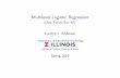 Multilevel Logistic Regression · Whether “cool” kids are tough kids. others C.J. Anderson (Illinois) Multilevel Logistic Regression Spring 2019 4.4/ 127. Overview Logistic Reg