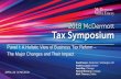Panel I: A Holistic View of Business Tax Reform – The ... · (e.g., transfer of stock (including a result of death) and a sale of the S ... State/local pay ratio calculations would