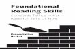 Foundational Reading Skills - Read Naturally · Foundational Reading Skills ... -able* predictable -ous* generous-ible* deductible -ism externalism -less bottomless -ity extremity-ness