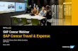 SAP Concur Webinar SAP Concur Travel & Expense · 2019-03-19 · Concur Invoice 전자세금 ... and SAP SE’s or its affiliated companies’ strategy and possible future developments,
