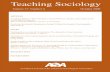 Teaching Sociology ARTICLES NOTES...Communications about articles, notes, and conversations should be addressed to the Editor, Teaching Sociology, Department of Sociology and Anthropology,