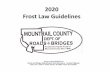 2020 Frost Law Guidelines Frost Law... 2020 Frost Law Guidelines Road and Bridge Departmentâ”‚JanaHennessy,