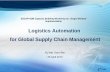 Logistics Automation for Global Supply Chain Management · Logistics Automation . for Global Supply Chain Management. KL-Net Kerri Ahn. 25 April 2012. ESCAP-ADB Capacity Building