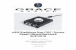 m900 Headphone Amp / DAC / Preamp Owner’s Manual …1 2 1 - Headphone Outputs Parallel headphone outputs wired to high quality TRS jacks. When headphones are con-nected to the right