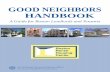 GOOD NEIGHBORS HANDBOOK - Northeastern University · 2019-01-30 · Good Neighbors Handbook, an informational guide to help landlords and tenants successfully navigate their way through